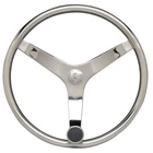 Uflex - V46 13.5" Stainless Steel Steering Wheel W/speed Knob New. Price: $193.99.