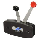 Uflex Single Action Dual Lever Side Mount Control Black #B49 New. Price: $252.98.