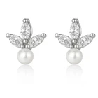 Marquise Cz Flat Back Earrings 18G For Cartilage Helix Tragus Lobe Gold Plate... New. Price: $33.99.