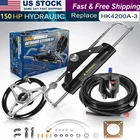 Marine Hydraulic Steering Kit For 150HP Outboard Engine - Complete System New. Price: $474.99.