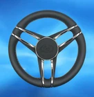 Pergola Boat Steering Wheel Stainless Steel Spoke Leather Rim Cobalt Logo New. Price: $373.99.