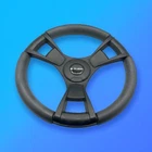 Model M13K Black Boat Steering Wheel Key Hub Soft Touch Rim Abs Spokes Used. Price: $53.30.
