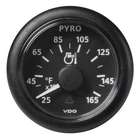 Veratron 52 Mm (2-1/16") Viewline Pyrometer 250 To 1650 F Black Dial & Beze New. Price: $76.50.