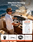 Hydraulic Boat Steering Kit 90HP W/24FT Hoses Helm Pump Marine System New. Price: $380.99.