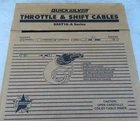 D10 Mercury Quicksilver 850716A12 Throttle/shift Cable 12FT Oem New Boat Parts. Price: $33.85.