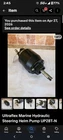 Ultraflex Marine Hydraulic Steering Helm Pump UP28T-N Used. Price: $100.00.