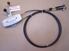 Rebuilt Evinrude Simplex Johnson Two 2 Handle Control Box, New 10' Cables #9A Remanufactured. Price: $199.50.