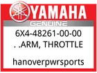 Yamaha Oem Part 6X4-48261-00-00 Arm, Throttle New. Price: $86.99.