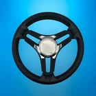 Gussi Italia Marine Steering Wheel Black Brush Metal Spokes Smokercraft New. Price: $115.30.