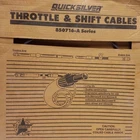 Quicksilver 850716A22 Throttle Shift Cable 22FT Oem New. Price: $20.00.