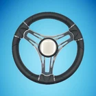Verona Boat Steering Wheel Chrome Spokes Plain New. Price: $105.75.