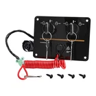 Dual Twin Ignition Kill Switch W/ Keys For Yamaha Outboard 6K1-82570-11-00 New. Price: $65.99.