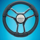 Malera Boat Steering Wheel Chrome Spokes Crest New. Price: $191.50.