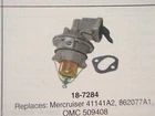 Fuel Pump Sierra 18-7284 Fits Mercruiser 41141A2 862077A1 Omc 509408 Boat Parts New. Price: $215.00.