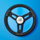 Model 15 Marine Steering Wheel Black Brushed Aluminum Spokes Searay New. Price: $65.99.