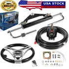 150HP Boat Marine Hydraulic Outboard Steering Kit For Yamaha Single New. Price: $475.00.