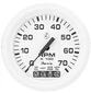 Tachometer Faria 678-33150 Omc Johnson Evinrude System Check Dress White 7000RPM New. Price: $295.69.