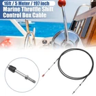 Pcs 16FT 197 Inch Marine Throttle/shift Control Box Cable With Clevis Black New. Price: $23.29.