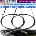 15FT Boat Throttle Shift Cables For GEN2 4000A Series Controller,replace CC18915 New. Price: $95.99.