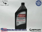 Mercury Oem Premium Plus 2-STROKE Semi Synthetic Oil Quart 858026K01 New. Price: $28.04.