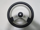 Marine Boat 1" Steering Wheel 2 Spokes 3/4" Tapered Shaft Used. Price: $40.00.