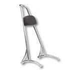 Burly Brand B13-1501C Tall Sissy Bar With Back Pad Fits Harley XL1200T, XL883N New. Price: $376.55.