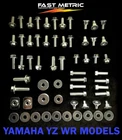 78PC Body Bolt Kit Yamaha Yz Wr Plastics 80 85 100 125 250 400 465 490 500 Seat New. Price: $15.99.