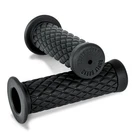Burly Brand B16-1005 Black Rubber Diamondback Hand Grips For 1" Harley 96-23 New. Price: $19.95.