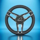 Gussi Italia Steering Wheel Stainless Steel Spoke Leather Rim Apex New. Price: $339.99.