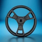 Model M13K Black Boat Steering Wheel Soft Touch Rim Abs Spokes Gussi Italia New. Price: $65.10.