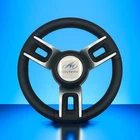 Gussi Italia Black Model 702 Steering Wheel Monterey Boats Logo New. Price: $125.80.