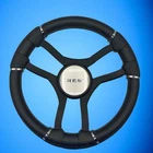 Malera Steering Wheel Black Aluminum Spokes Crest New. Price: $121.27.