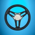 Gussi Italia Marine Steering Wheel Black Brush Metal Spokes Legend New. Price: $115.30.