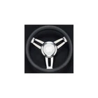 Uflex Foscarivchb Steering Wheels, Black Vinyl Chrome New. Price: $391.49.