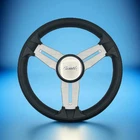 Model 15 Marine Steering Wheel Brush Alum Spokes Bentley Pontoon Logo New. Price: $72.59.