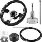 20FT Cable Outboard Steering Kit 3/4" Standard Tapered Shaft, Boat Syst New. Price: $313.55.