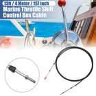 Pcs 13FT 157 Inch Marine Throttle/shift Control Box Cable With Clevis Black New. Price: $38.09.