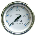 Faria Chesapeake White Stainless 4" Tachometer 4000 Rpm Diesel #33842 New. Price: $149.58.