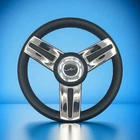 Gussi Italia Marine Steering Wheel Stainless Spoke Soft Touch Rim Blue Wave New. Price: $178.00.