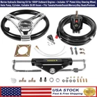 Marine Hydraulic Steering Kit For 150HP Outboard Engine - Complete System New. Price: $475.00.