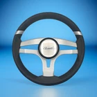 Badia Boat Steering Wheel Brushed Aluminum Spokes Bentley New. Price: $135.35.
