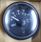 Veratron 2-1/16" Viewline Voltmeter Gauge 8-16V Black Dial And Bezel New. Price: $29.99.