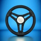 Gussi Italia Marine Steering Wheel Black Brush Metal Spokes Plain New. Price: $115.30.