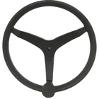 Uflex - V46 13.5" Stainless Steel Steering Wheel W/speed Knob Black New. Price: $322.11.