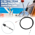 1 Pcs 24FT 276 Inch Marine Throttle/shift Control Box Cable With Clevis Black New. Price: $24.69.