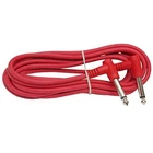 10 Ft Foot Red Right Angle Mono 1/4 To Guitar Effect Fx Rack Patch Cable Cord New. Price: $9.50.