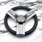 Gussi Italia Marine Steering Wheel Multi Color Gray Aluminum Tige Used. Price: $129.71.