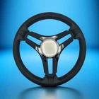 Gussi Italia Marine Steering Wheel Black Brush Metal Spokes Starcraft New. Price: $115.30.