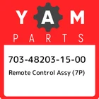 703-48203-15-00 Yamaha Remote Control Assy (7P) 703482031500, New Genuine Oem Pa. Price: $945.98.