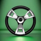 Model M13B Black & Silver Steering Wheel Fits E-z-go Golf Carts New. Price: $54.30.